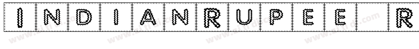 IndianRupee Regular字体转换